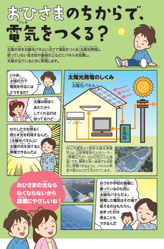 太陽光発電のしくみ概要