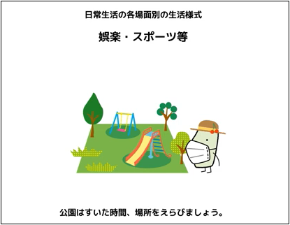 新しい生活様式(日常生活の各場面別の生活様式　娯楽・スポーツ篇）