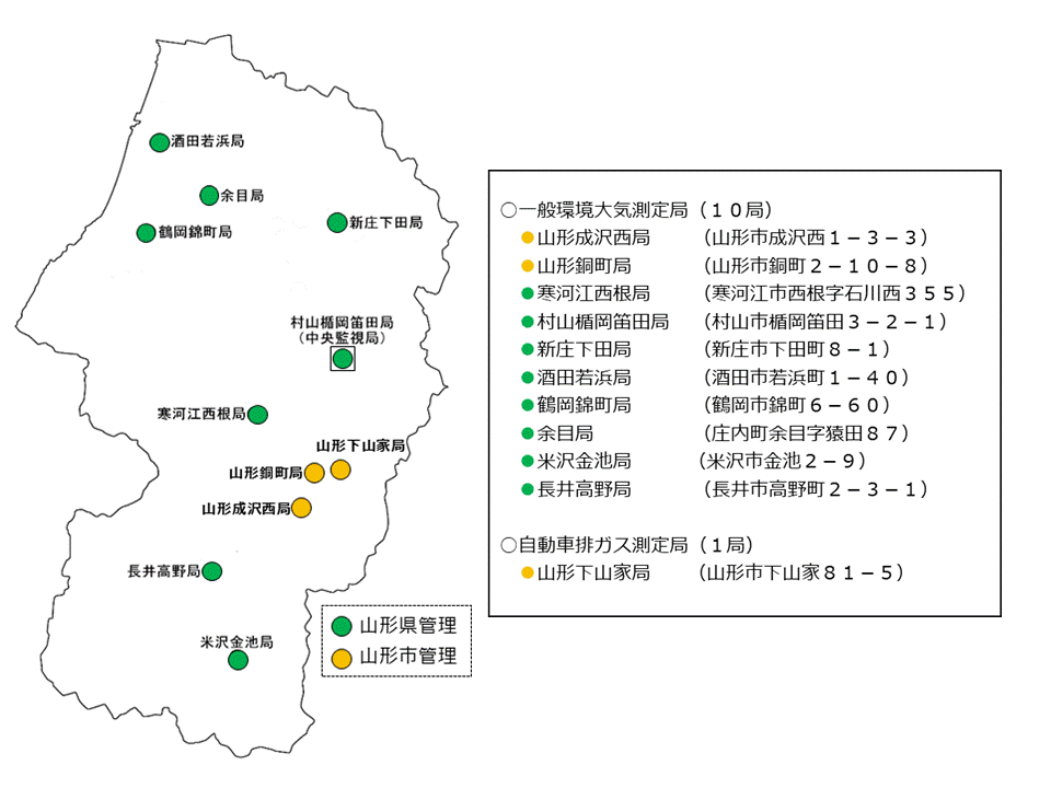 測定局配置図