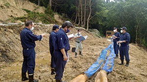 令和4年9月7日農林現地調査（白川幹線用水路）