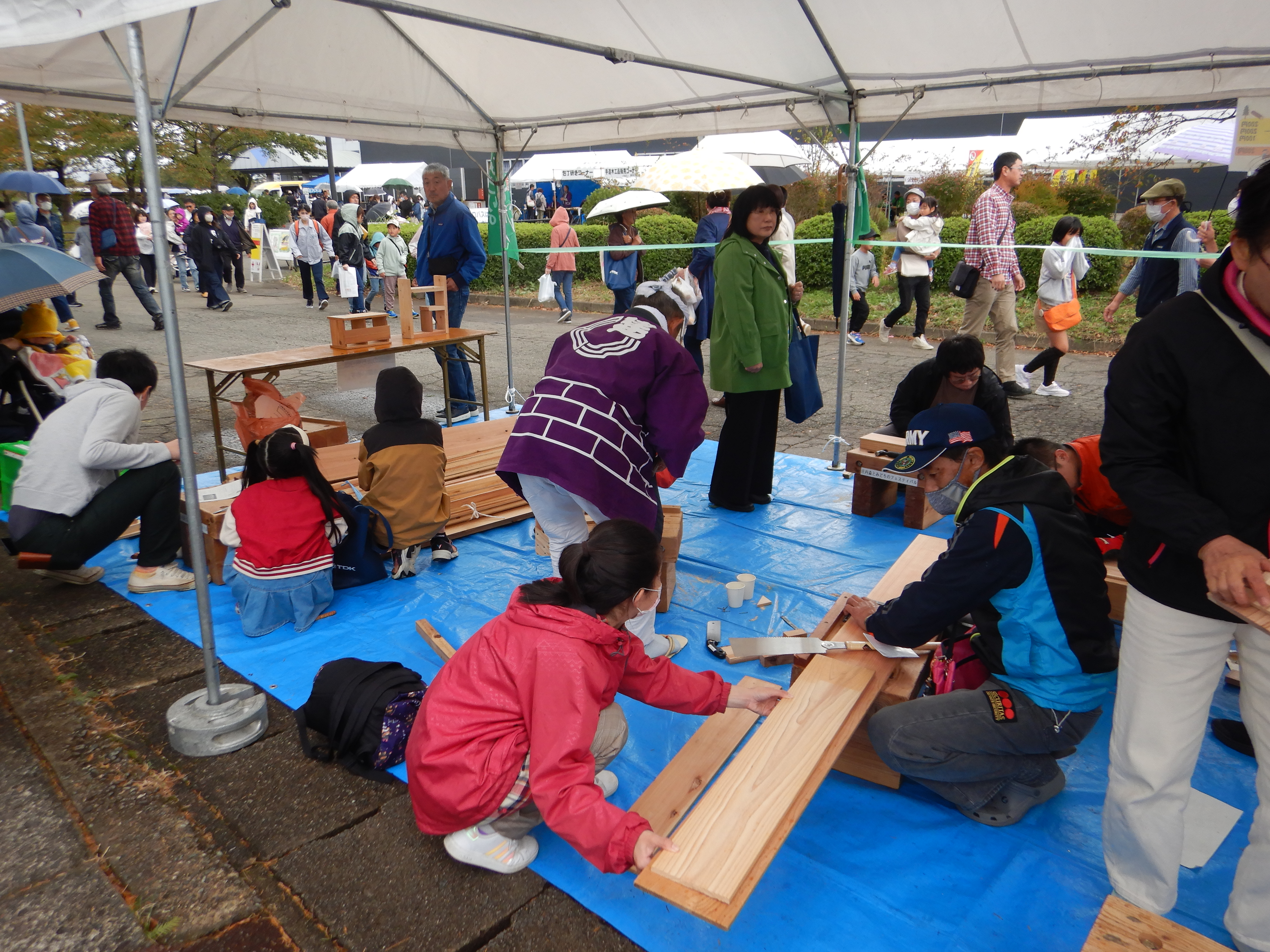 木工体験（森フェス）