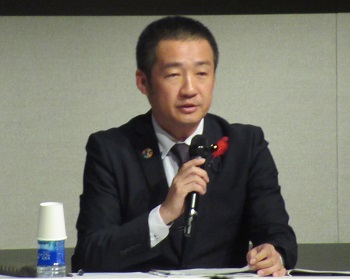 矢吹副議長の発表