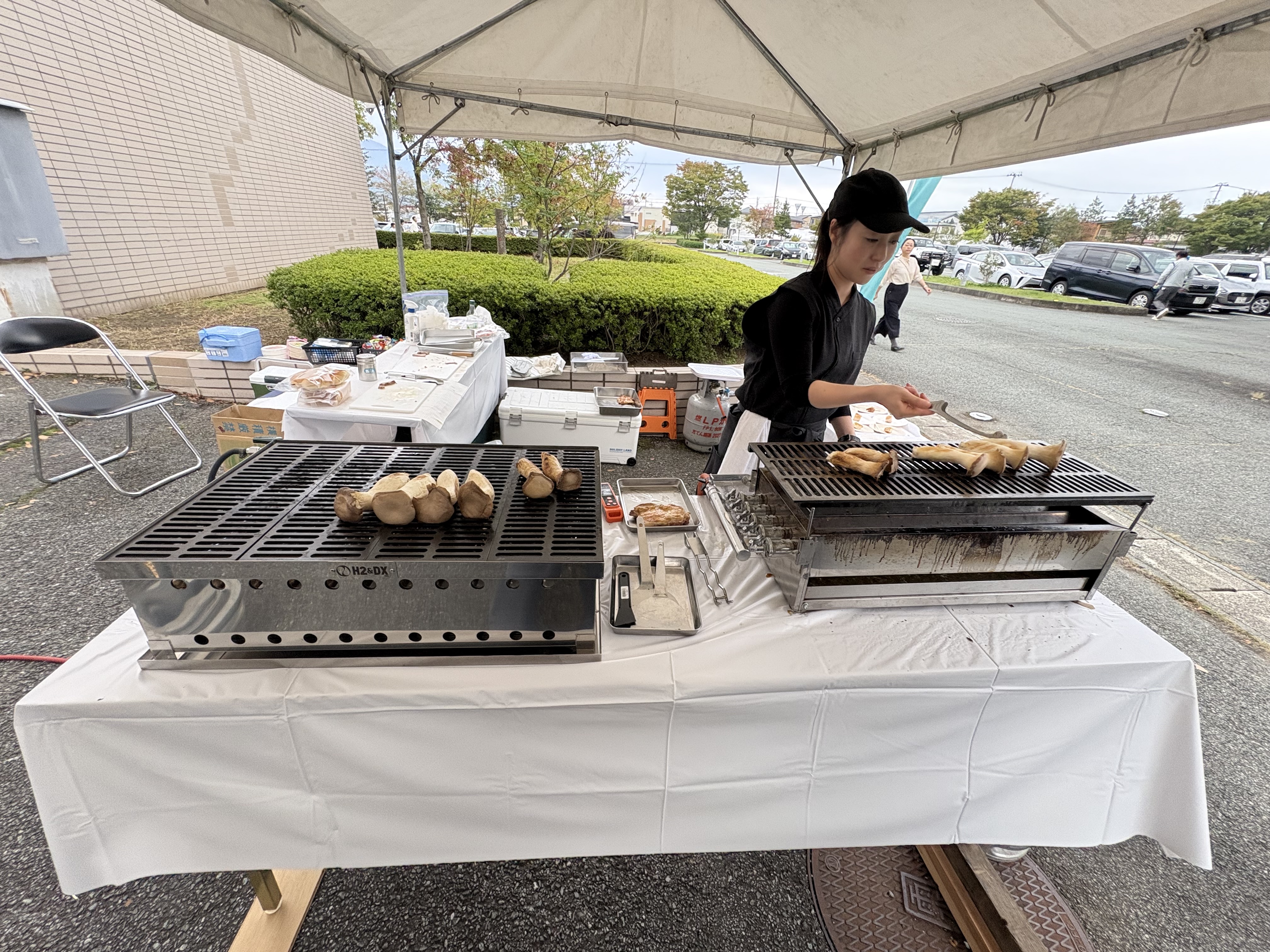 水素調理の試食