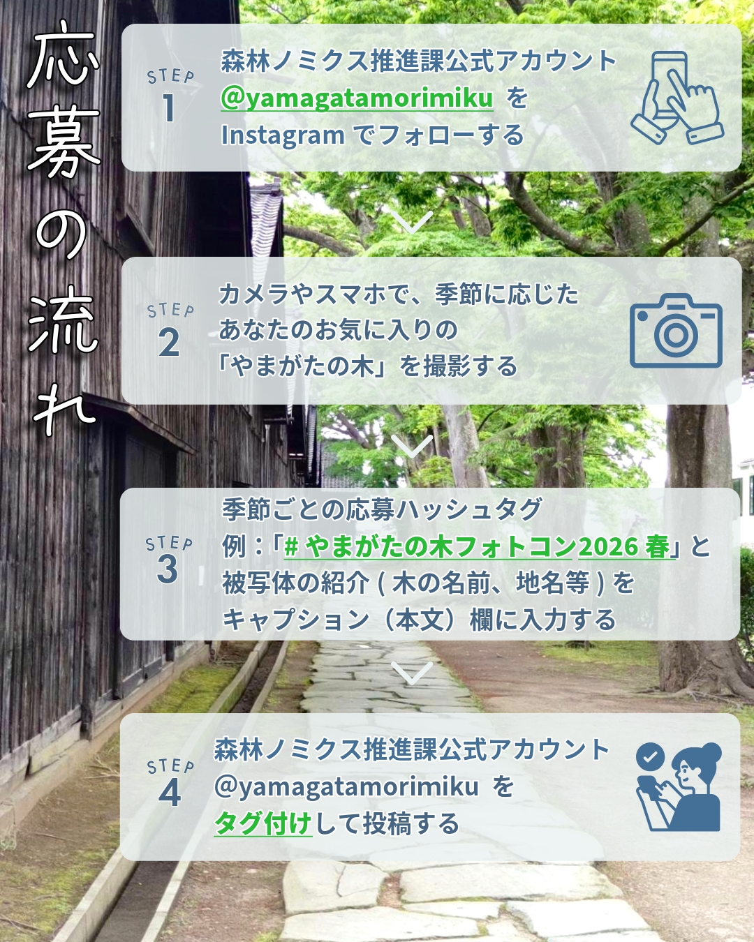 応募の流れ