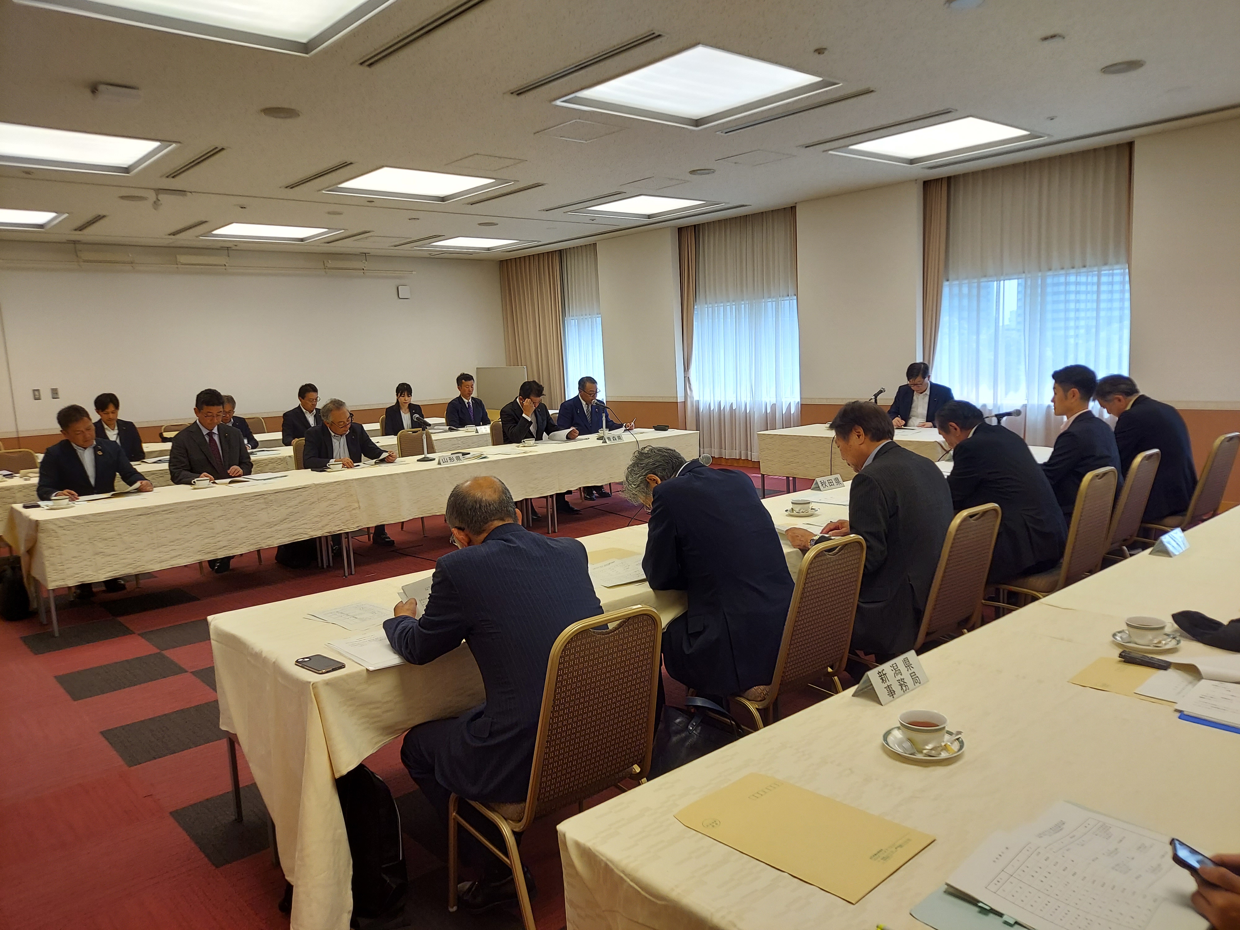 日本海沿岸東北自動車道理事会写真